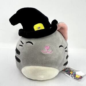 Squishmallow Tally Dante FlipAmallows Demon Cat Hat Spooky Plush Stuffed Animal